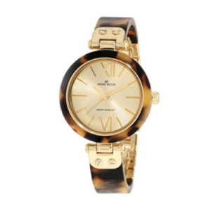 Anne Klein Women's Gold-Tone Tortoise Shell Watch - 10-9652CHTO