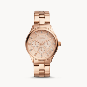 Modern Sophisticate Multifunction Rose Gold-Tone Stainless Steel Watch - BQ1561