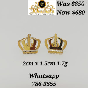 CROWN EARRING