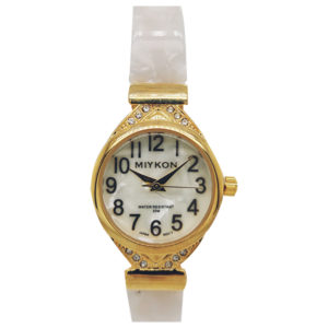 Miykon - White and Gold Ladies Watch