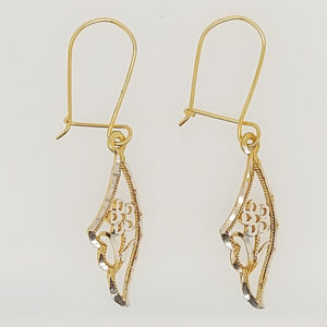 10k Gold Hanging Earrings