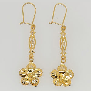 10k Gold Hanging Earrings