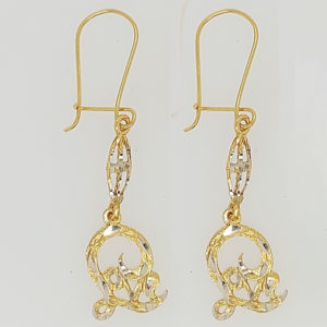 10k Gold Hanging Earrings