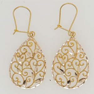 10k Gold Hanging Earrings