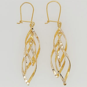 10k Gold Hanging Earrings