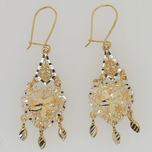 10k Gold Chandelier Earrings