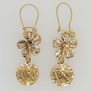 10k Gold Hanging Earrings