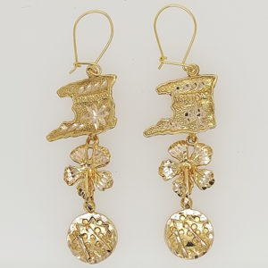 10k Gold Hanging Earrings