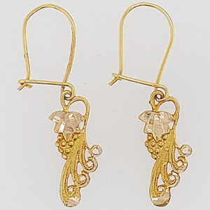 10K Gold Handing Earring