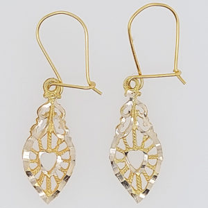 10K Gold Handing Earring