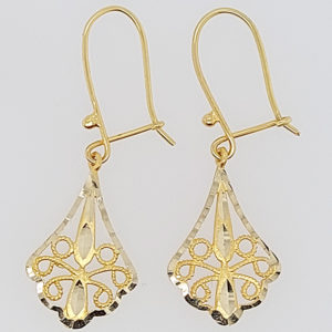 10K Gold Handing Earring