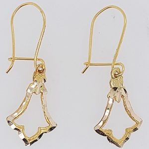 10K Gold Handing Earring
