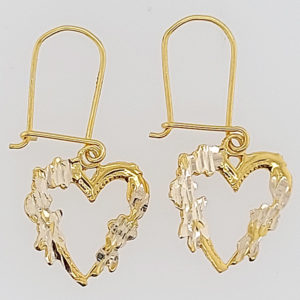 10K Gold Handing Earring