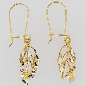 10K Gold Handing Earring