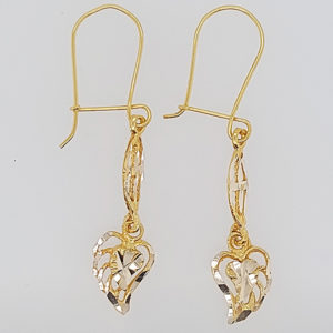 10K Gold Handing Earring