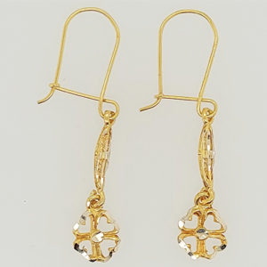 10K Gold Handing Earring