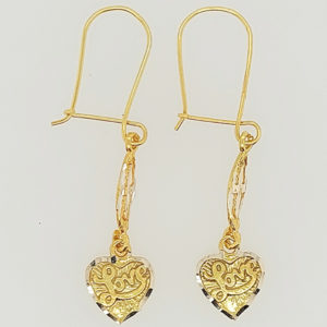 10K Gold Handing Earring