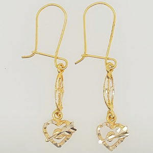 10K Gold Handing Earring