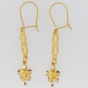 10K Gold Handing Earring