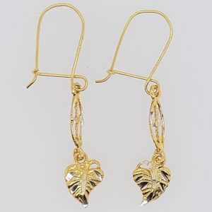 10K Gold Handing Earring