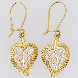 10K Gold Handing Earring