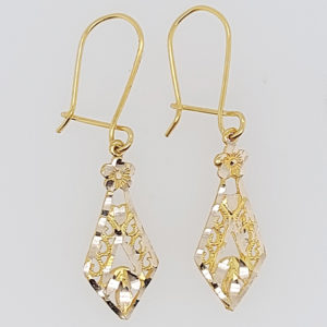 10K Gold Handing Earring