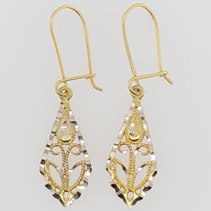 10K Gold Handing Earring