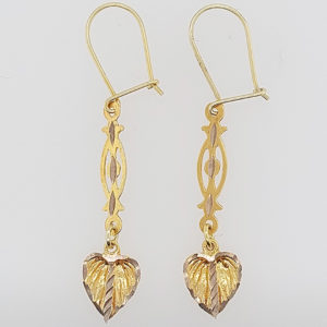 10K Gold Handing Earring