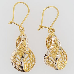 10K Gold Handing Earring