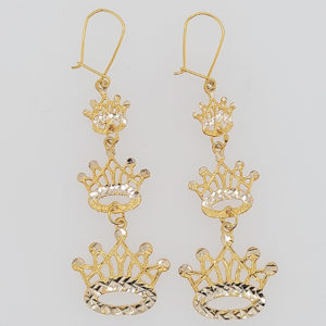 10K Gold Handing Earring