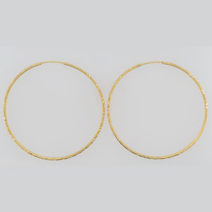 10K Gold Hoop Earring