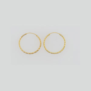 10K Gold Hoop Earring