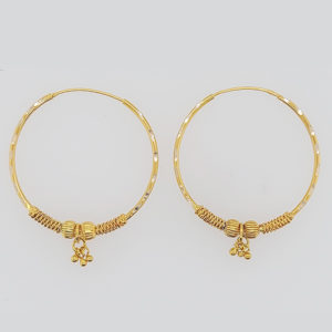 10K Gold Hoop Earring