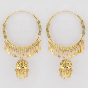 10K Gold Hoop Earring