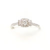 14k White Gold Diamond Engagement Ring