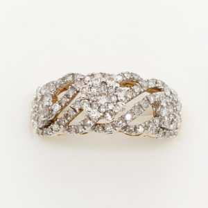 14k White Gold Diamond Engagement Ring