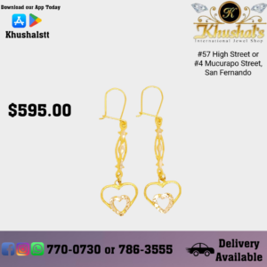 VALENTINE'S 2023 GOLD EARRING 10K