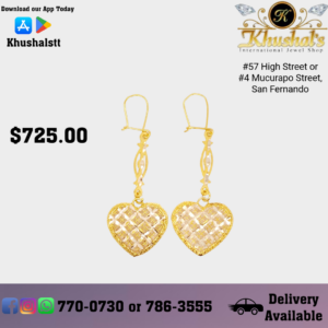 VALENTINE'S 2023 GOLD EARRING 10K