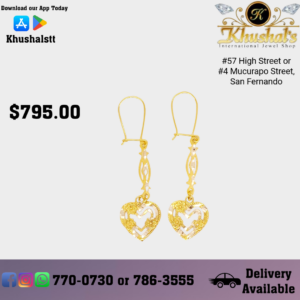 VALENTINE'S 2023 GOLD EARRING 10K