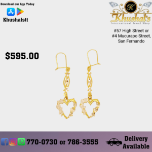 VALENTINE'S 2023 GOLD EARRING 10K