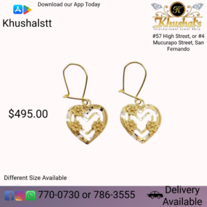VALENTINE'S 2023 GOLD EARRING 10K