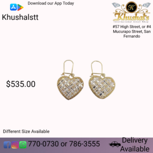 VALENTINE'S 2023 GOLD EARRING 10K