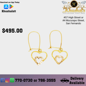 VALENTINE'S 2023 GOLD EARRING 10K