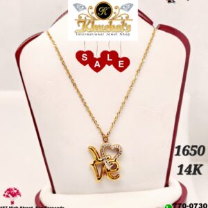VALENTINE'S 2023 CHAIN & PENDANT 14K