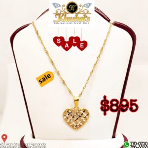 VALENTINE'S DAY 2023 CHAIN & PENDANT 10K