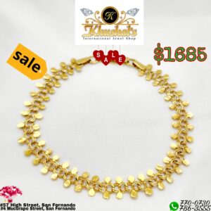 VALENTINE'S 2023 LADIES GOLD ANKLET 10K