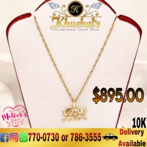 MOTHER'S DAY 2023 CHAIN AND PENDANT 10K