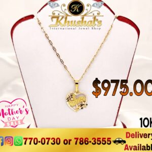MOTHER'S DAY 2023 CHAIN AND PENDANT 10K