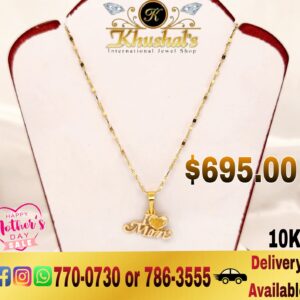 MOTHER'S DAY 2023 CHAIN AND PENDANT 10K